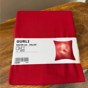 NWT IKEA
GURLI Cushion Cover in red 20" x20"